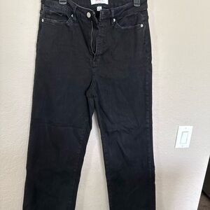 Black Straight Jeans for Women - Classic Everyday Style